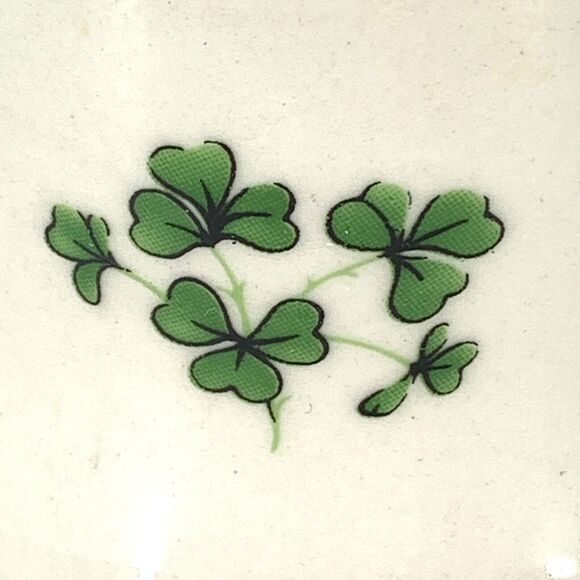 Vintage Liffey Artefacts Ireland Shamrock Pattern Ceramic Bell - Picture 6 of 8